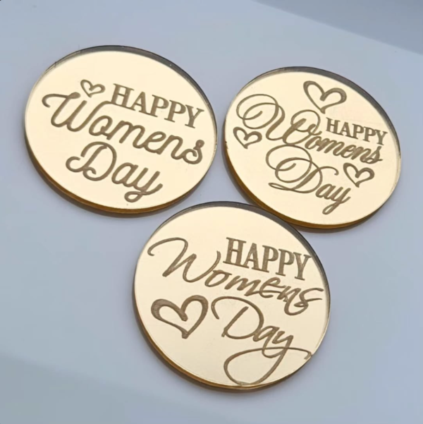 Круглий топер Happy Womens Day #19