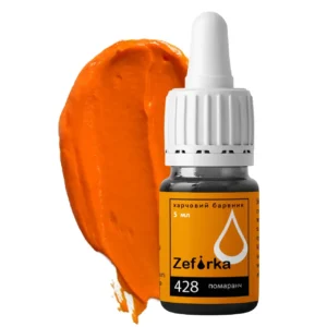 Гелевий барвник "Zefirka colours" №428, помаранч, 5 мл