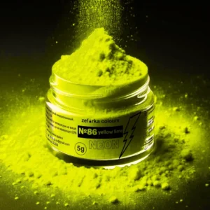 Харчовий НЕОНОВИЙ жиророзчинний барвник "Yellow lime №86", Zefirka colours, Жовтий