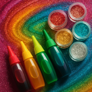 Барвники, блиски, глітери