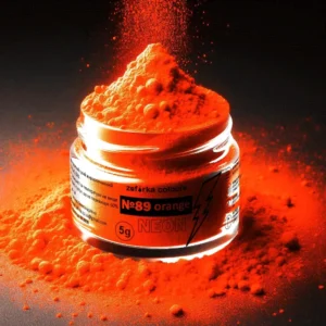 Харчовий НЕОНОВИЙ жиророзчинний барвник "Orange №89", Zefirka colours, Помаранчевий, 5 г