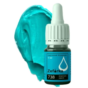 Гелевий барвник "Zefirka colours" №738, морська хвиля, 5 мл
