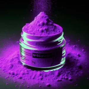 Харчовий НЕОНОВИЙ жиророзчинний барвник "Purple №91", Zefirka colours, Фіолетовий, 5 г