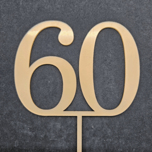 Топер цифра "60" #895
