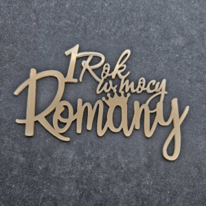 Топер "1 Rok w mocy Romany" #917