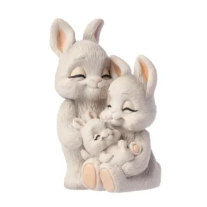 Силіконовий молд Сім'я зайців