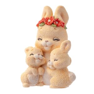 Силіконовий молд Зайка з зайченятами