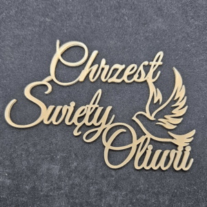 Топер "Chrzest Święty Oliwii" #908