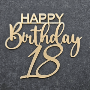 Топер "HAPPY Birthday 18" #904