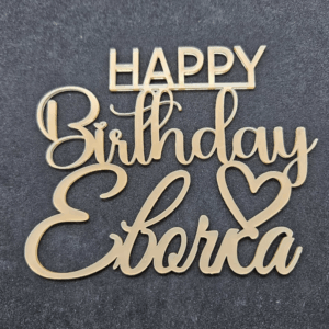 Топер "HAPPY Birthday Евочка" #886