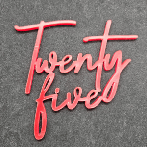Топер "Twenty five" #877
