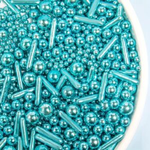 Посипка кондитерська 85г бірюзова