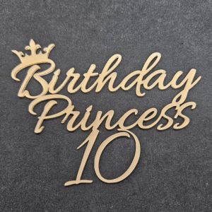 Топер"Birthday Princess 10" #859