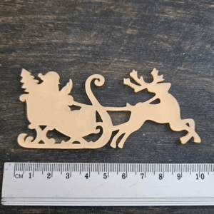 Топер Санта у санях #950