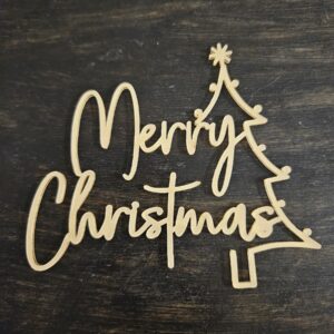 Топер "Merry Christmas" #979