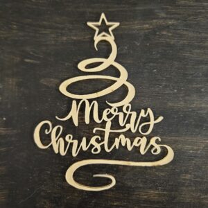 Топер ялинка Merry Christmas #983