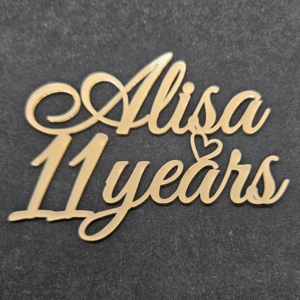Топер "Alisa 11 years" #854
