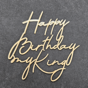 Топер "Happy Birthday my King" #853