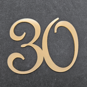 Топер  цифра "30"  #823