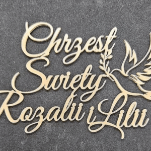 Топер "Chrzest Święty  Rozalii i Lilii"  #802