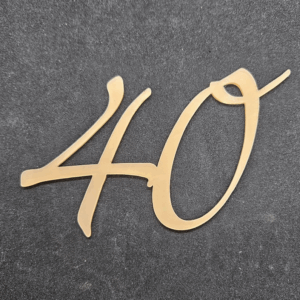 Топер  цифра "40"  #766