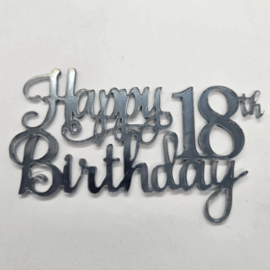Топер "Happy Birthday 18th" #764