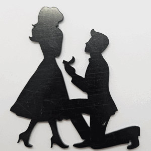 Топер  контур силует пари #753