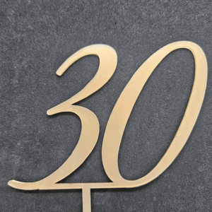 Топер  цифра "30"  #747