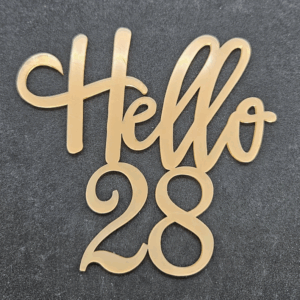 Топер "hello 28" #722