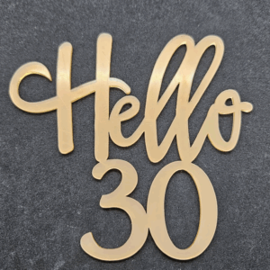 Топер "hello 30" #721
