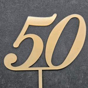 Топер  цифра "50"  #699