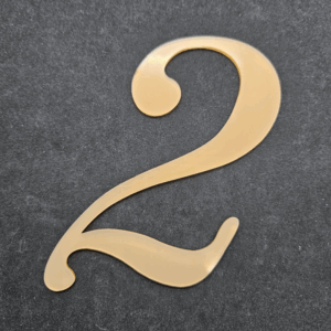 Топер цифра "2" #697