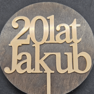 Топер "20 lat Jakub" #600