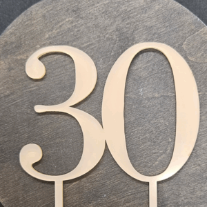 Топер  цифра "30"  #588