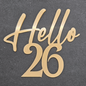 Топер "Hello 26" #563