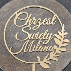 Топер "Chrzest Święty Milana" #560