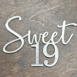 Топер "Sweet 19"  #555