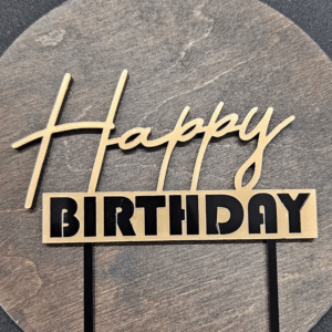 Топер "Happy Birthday" #550