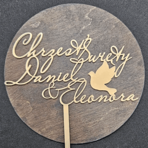 Топер " Chrzest Święty Daniel & Eleonora" #540