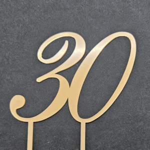 Топер  цифра "30"  #531