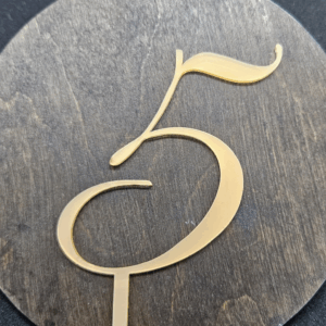 Топер цифра "5" #506