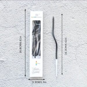 Свічки хвилясті Чорні Black