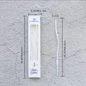 Свічки хвилясті Білий White