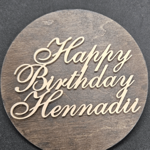 Топер "HAPPY Birthday Hennadii" #486