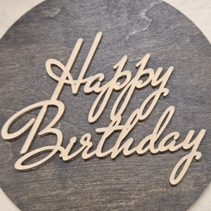 Топер "Happy Birthday" #378