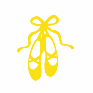 Топер контур силует пуанти #1009