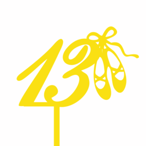 Топер  цифра "13"  #1008