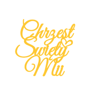 Топер "Chrzest Święty Mii" #1172